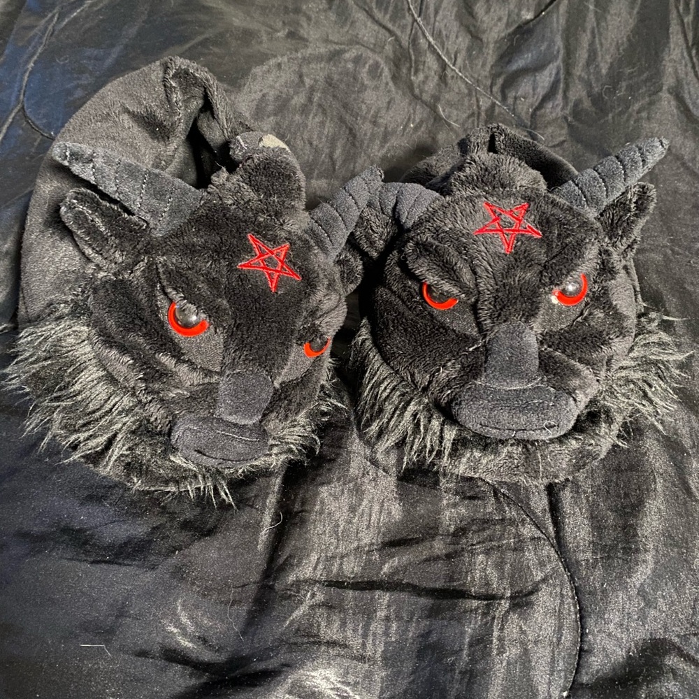 Baphomet Slippers